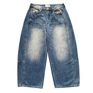 Lov Mor Barrel Jeans Womens size M 8 10 baggy Boho baggy skater hipster retro